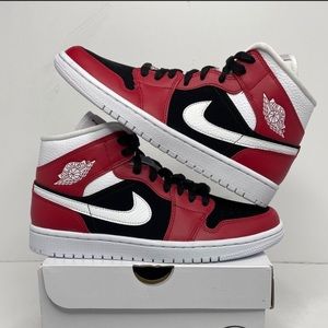 Nike Air Jordan 1 Retro Mid “Gym Red” BRAND NEW